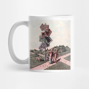 Real Estate Road Sign Mug